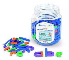 Magnetic Letter Construction LEARNING RESOURCES LER8551